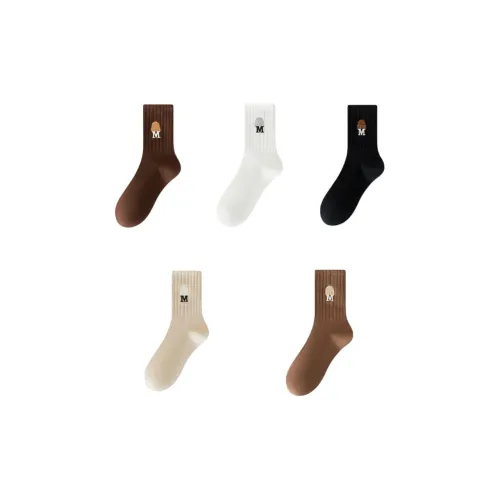 VIM TREE Набор из 5 шт (ассорти) Женские носки MID до икры