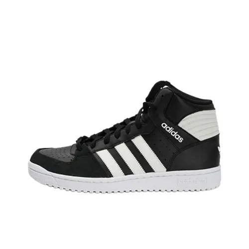 Adidas Originals Abrasion Resistant MID Топ Винтажные баскетбольные кроссовки Унисекс Черный