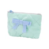 Зеленая шестигранная сумка 15*3*11