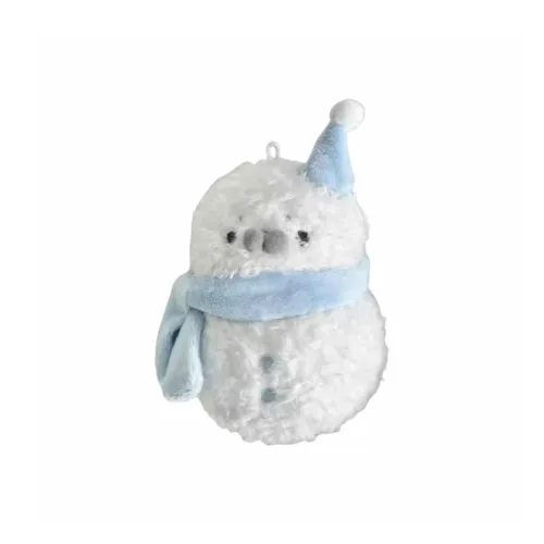 PANGPANGLONG Супер милый Снежно-белый Шарф с плюшевым Снеговиком длина тела 10 см