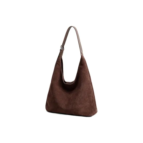 MILLIE'S Ткань Подмышечная Сумка на Плечо Стандартная Женская Матовый Кофейный