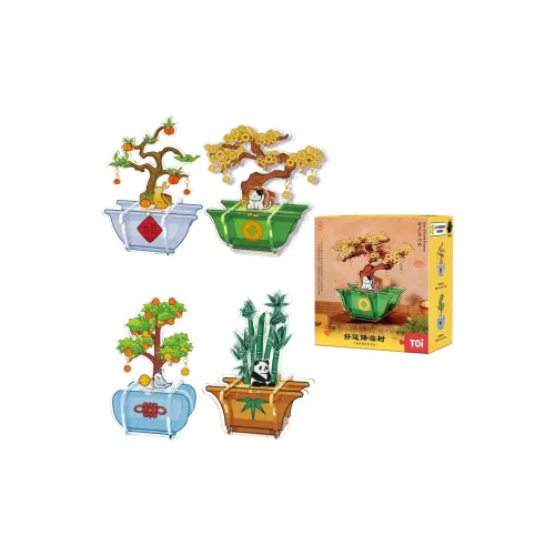 TOI Удачи Descends On THE TREE Декор для стола Богатство Слепые коробки Одиночная Слепая коробка Полная коробка 4 шт