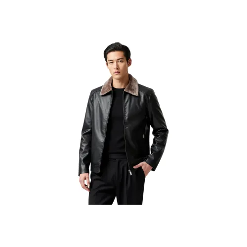 PIERRE CARDIN Кожа Куртка Унисекс