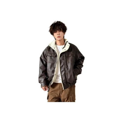 SOUL WORKER Кожа Куртка Унисекс