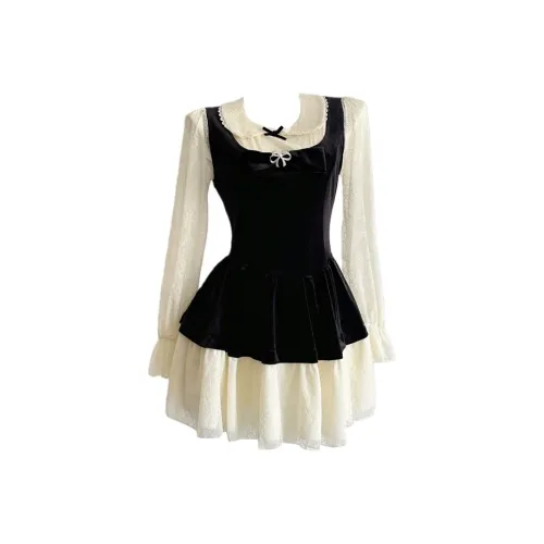 YGPRW Длинное платье с длинным рукавом женское