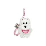 Розово-красные брелоки Drool + Белый Вест-хайленд