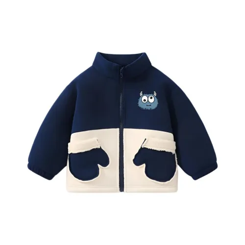 JIANGONG Детский Флисовое пальто унисекс