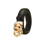 Лицевая коровья кожа + Цветок и Птица Двойное Сердце