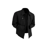 Чёрный с съемным логотипом