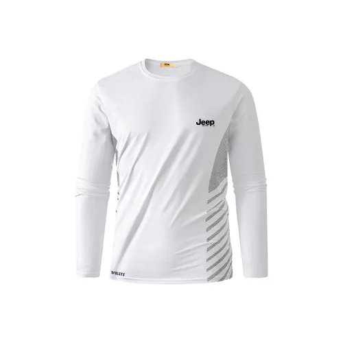 Jeep Wrangler Leisure Series Длинный рукав Т-рубашка Унисекс