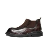 Коричневый с флисовой подкладкой