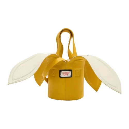CHARLES JEFFREY Коровья кожа Ведрообразная сумка Женская Желтая