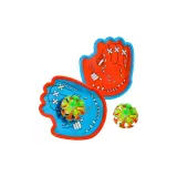 Перчатка для броска и ловли [Ракетка для пальмы 2 + Стандартный размер мяча 2]