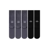 5 пар (3 темно-серых + 2 черных)