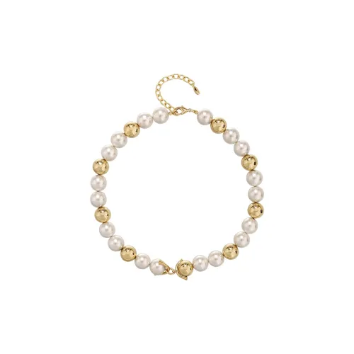 Retro Chic Ожерелья из латуни с золотым покрытием Женские