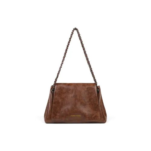 EBLAN Сумка через плечо из коровьей кожи сумка на плечо обычная женская кофейного цвета