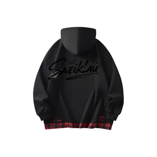 SNEIKLAU Черный Унисекс Свитшоты