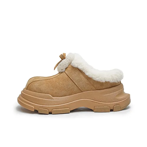 OUBT Модный OVERSIZED Теплоизоляционный Снежное поле Ботинки Vintage Versatile Овчина