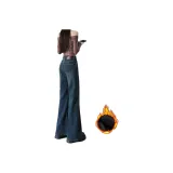 Винтажный синий, с флисовой подкладкой, увеличенная длина