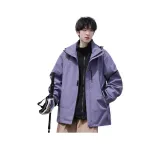 Темно-фиолетовый [Тройной-отделение, флисовая подкладка, стиль]