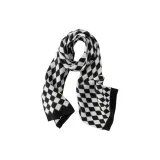 Чёрный Белый Ромб Узор