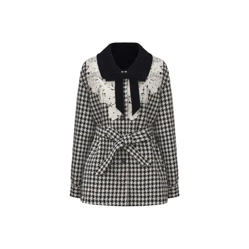 CHIWAWAMEME Бархат Feel Пальто Женское