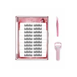 Клей-Бесплатно Кошка Эльф+Пинцет+Кисть для туши Зажим для ресниц