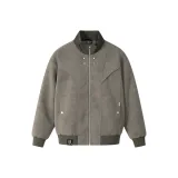 Серый с флисовой подкладкой