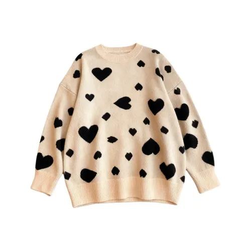 Tonlion Свитер Женский Бежевый Абрикос