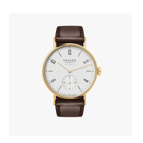 NOMOS Simple and Elegant Collection Автоматический Механический Механизм Унисекс Часы 35 мм Белый Циферблат