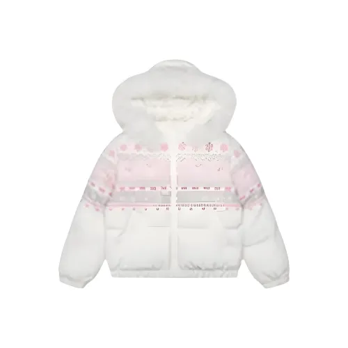 POSIYING Экрю Женские пуховики