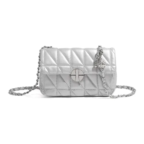 MARKANGARO ПУ (полиуретан) Сумка через плечо Сумка на плечо Стандартная Женская Белая Розовая Серебряная Черная