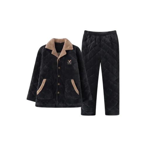 FAVMARTHA Carbon Gray Мужской Пижамный Комплект