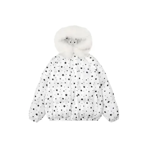 POSIYING Экрю Женские пуховики