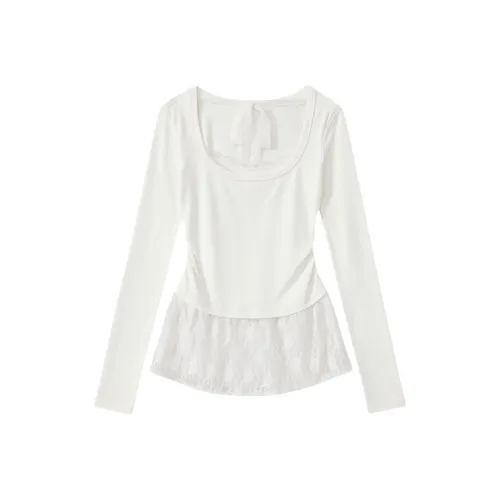 FTTHR Белый Женские T-рубашки