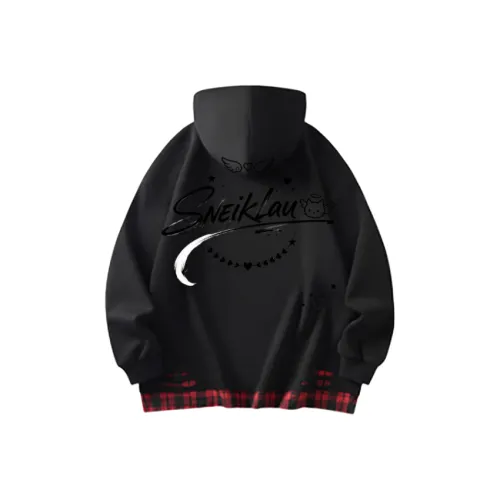SNEIKLAU Черный Унисекс Свитшоты