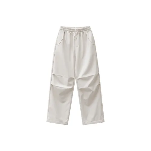 MADEN Повседневные брюки Осенние и Зимние Женские Экрю