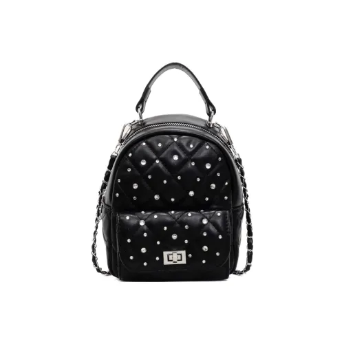 VENUCO ПУ (полиуретан) Рюкзак Женские Черный Экрю Розовый Желтый Бургунди Синий