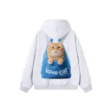 Белый, серый, утолщенный, с флисовой подкладкой