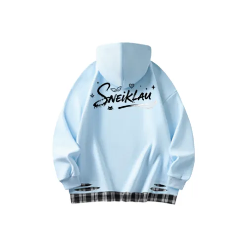 SNEIKLAU Синий Унисекс Свитшоты