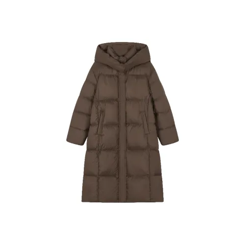 Mo Han Yi Mei Пуховик Женские Кофе