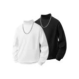 Чёрный+Белый [Утолщённый и с флисовой подкладкой]