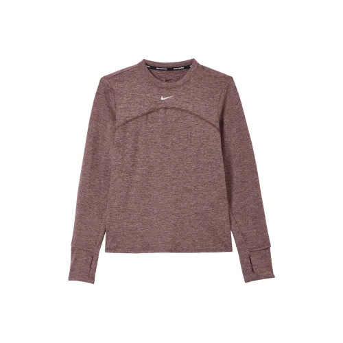 Nike Dri Fit Swift Элемент UV T Рубашка Женские Бордовый