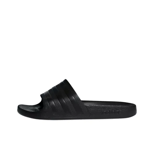 adidas Adilette Aqua Slide Slip Resistant Abrasion Resistant Шлепанцы Унисекс Черный