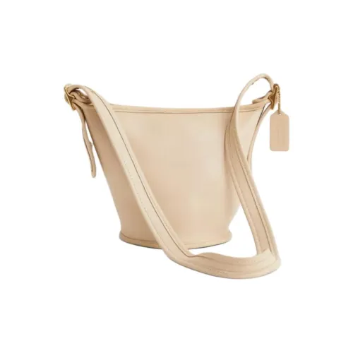 COACH MaggieDuffle Кожа Сумка через плечо Сумка на плечо Средняя Женская Айвори