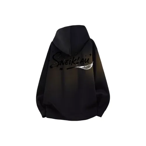 SNEIKLAU Темно-синий синий унисекс свитшоты