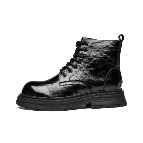 FAPAI Martin Boots Черные с флисовой подкладкой мужские