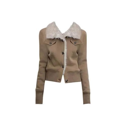 GEZITAI Бархат Feel Пальто Женское