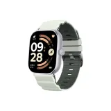 Ancient White Gray-Highland Two-Tone Silicone Strap+[Серебряный соединитель]