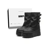 Чёрный с флисовой подкладкой (увеличение высоты на 6 см)